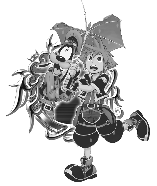 Sora & Goofy Toon Ver - Kingdom Hearts Insider